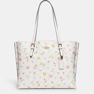 Coach tote with Mystical Floral Print